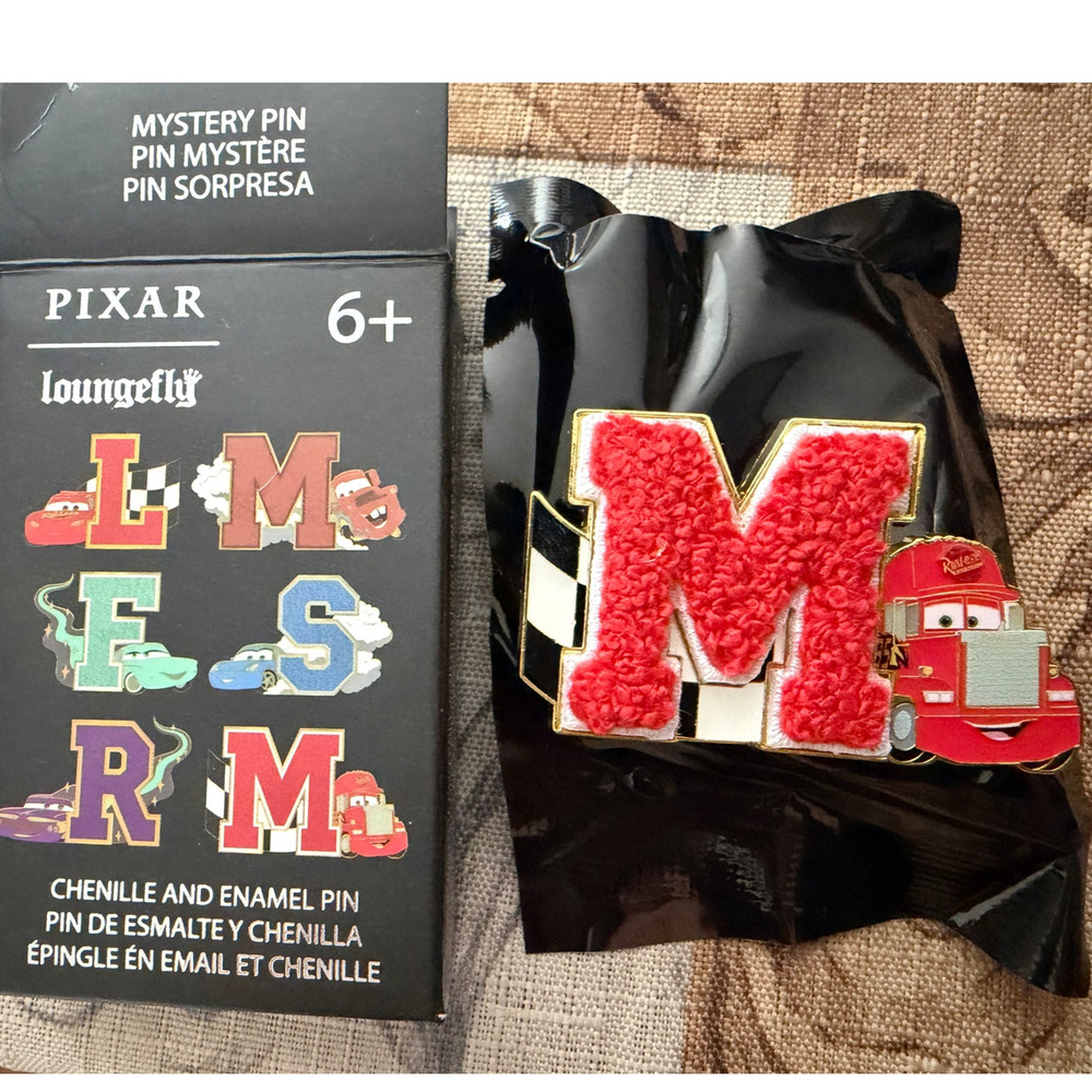 Loungefly Pixar Cars MACK Chenille Letters Pins